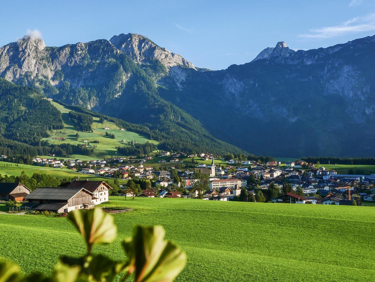 Haus Panoramablick Lägenhet Abtenau Exteriör bild