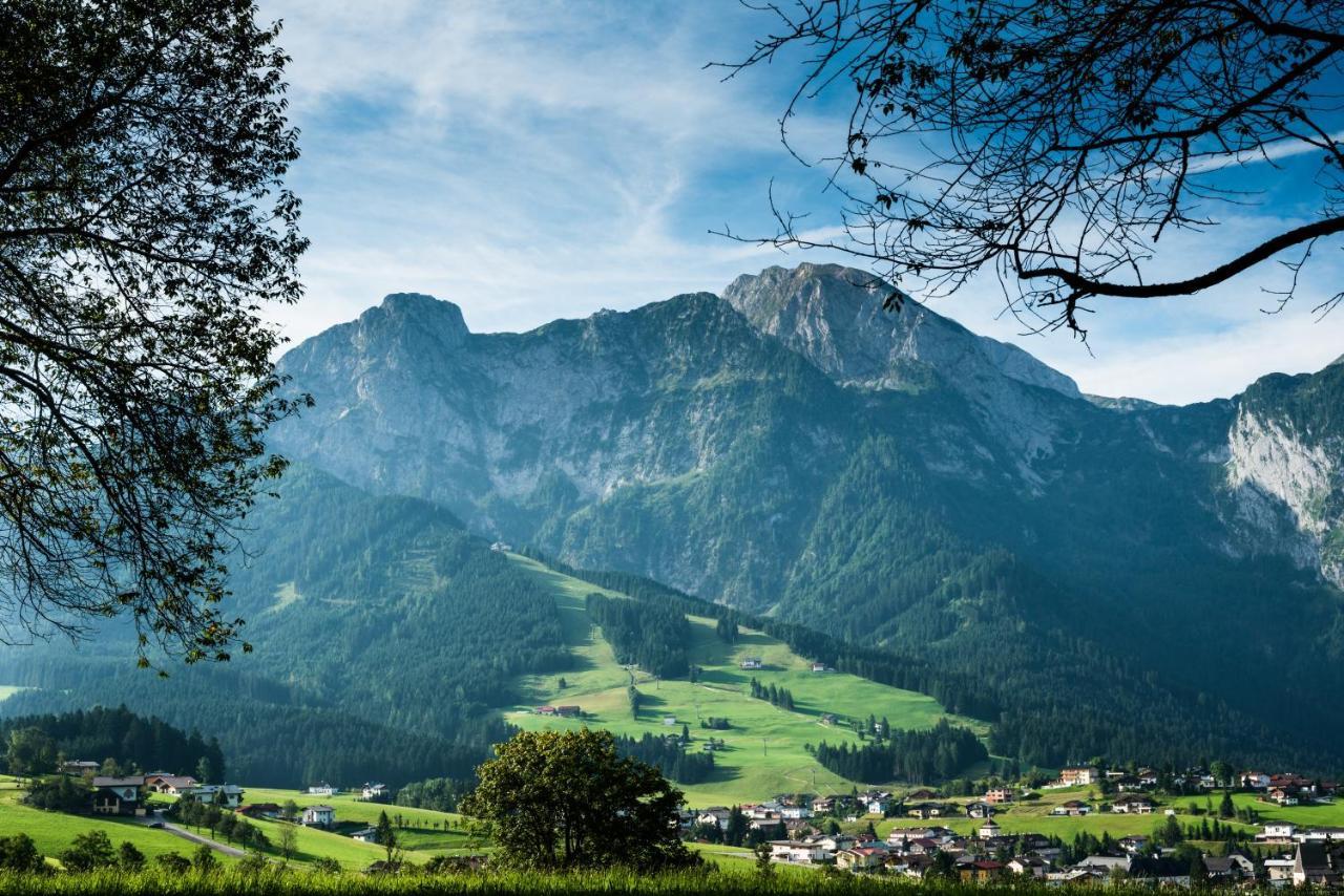 Haus Panoramablick Lägenhet Abtenau Exteriör bild