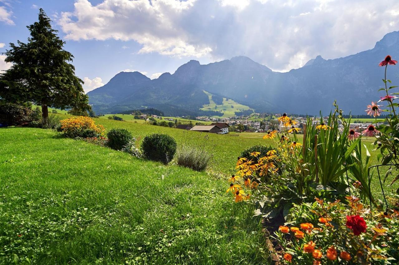 Haus Panoramablick Lägenhet Abtenau Exteriör bild